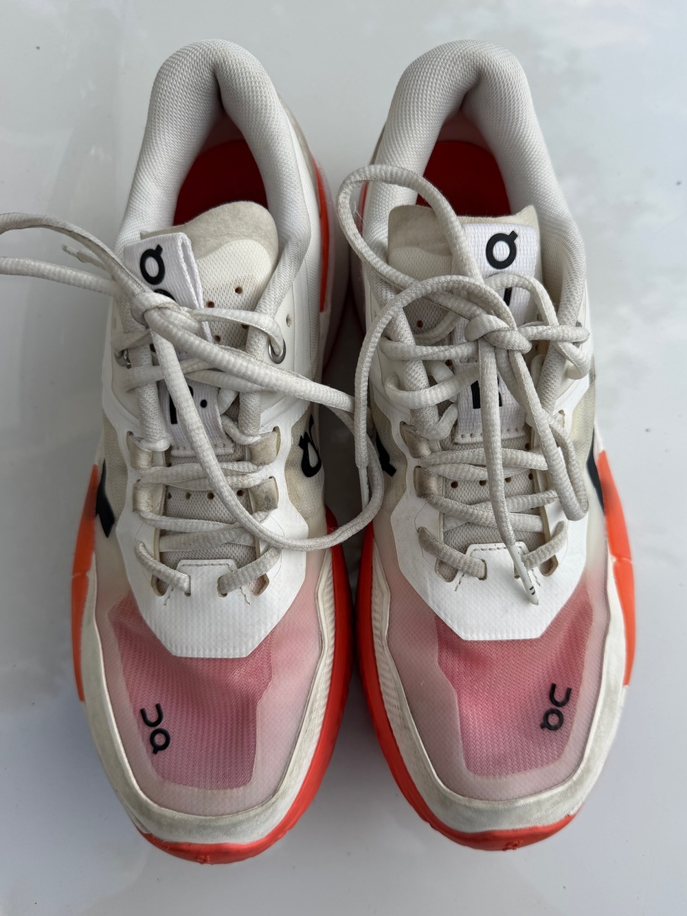 On Running THE ROGER Pro 2 Clay Tennis Shoes Women’s US 9 White Orange Federer